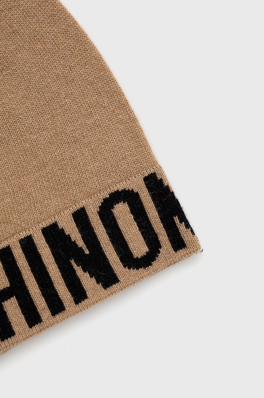 Akcesoria Moschino czapka wełniana M2354.65233 beżowy