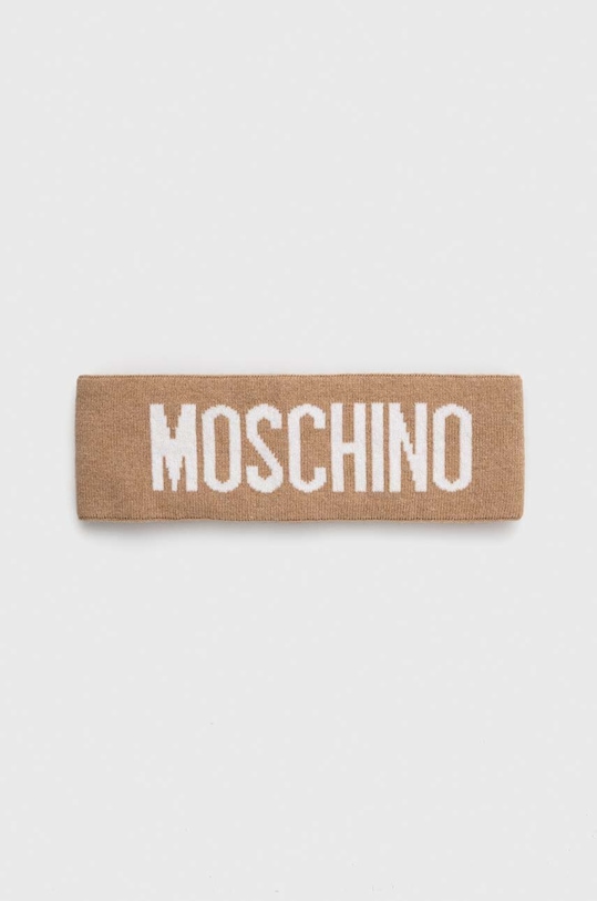 Moschino gyapjú fejpánt barna M2355.65235
