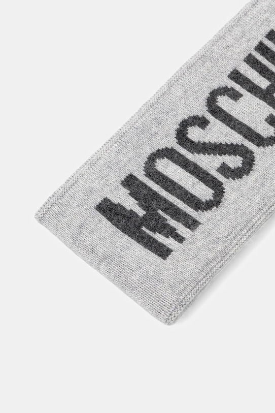 Moschino opaska wełniana M2355.65235 szary AW25