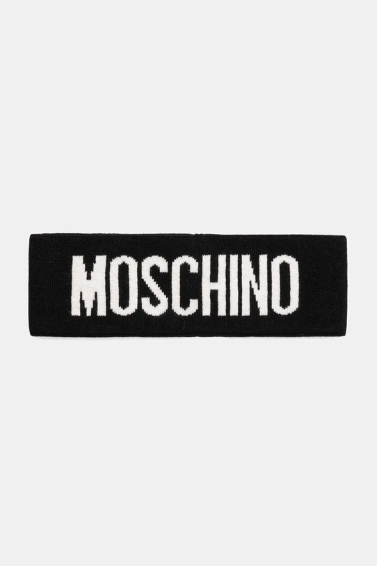 Moschino - Čelenka s prímesou vlny čierna M2355.65235