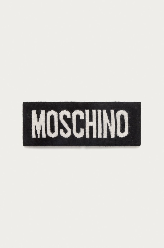 Moschino - Čelenka s prímesou vlny čierna M2355.65235