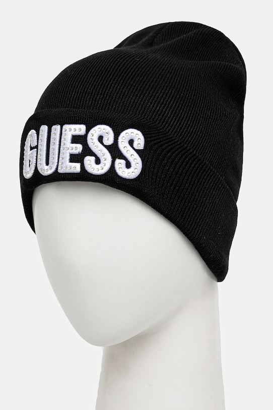 Guess Jeans - Detská čiapka J0BZ12.Z2Q00 čierna AW20