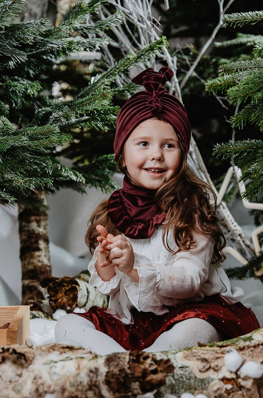 Jamiks - Gyerek sapka burgundia JZD078