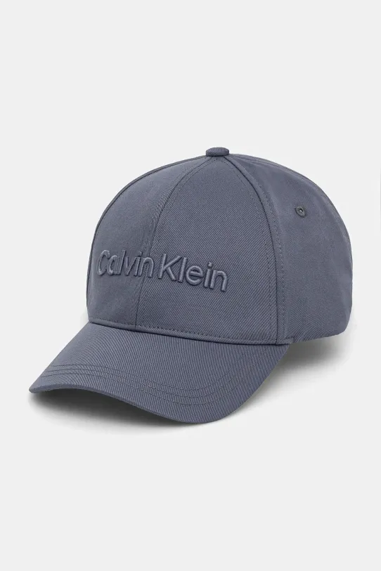 Calvin Klein șapcă de baseball din bumbac bumbac gri K50K505737