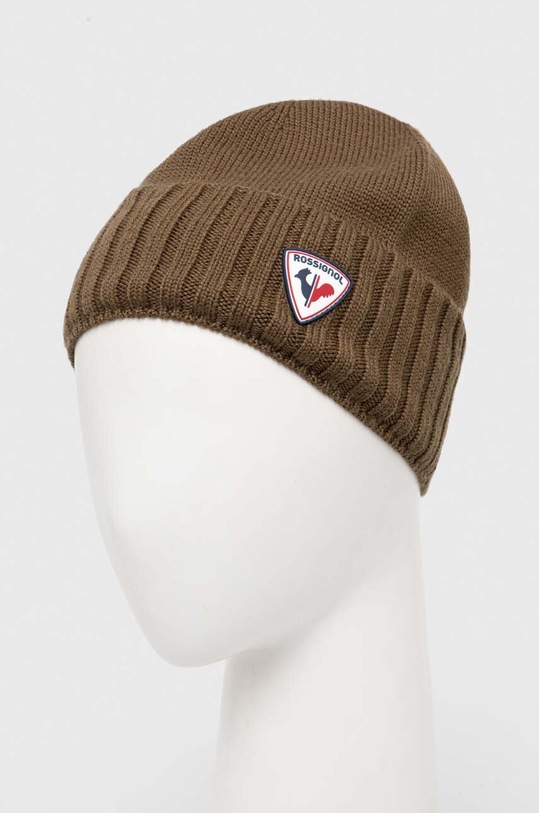 Vlněná čepice Rossignol RLJMH08 zelená AW23