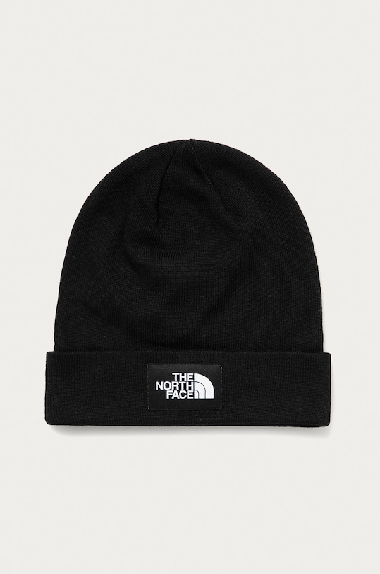 The North Face - Czapka aplikacja czarny NF0A3FNTJK31