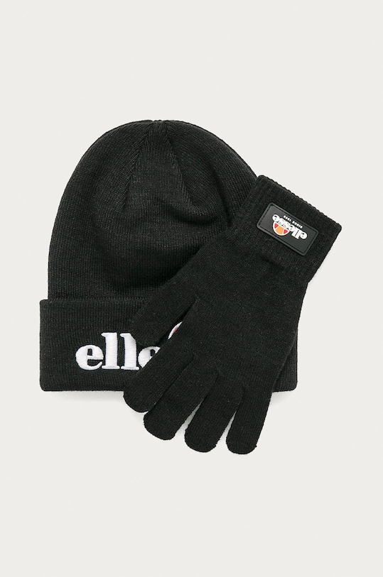 Ellesse - Шапка и перчатки аппликация чёрный SAAZ0783