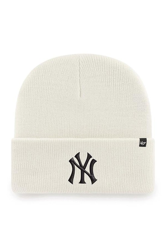 Шапка 47 brand MLB New York Yankees дебел бежов B.HYMKR17ACE.NTD