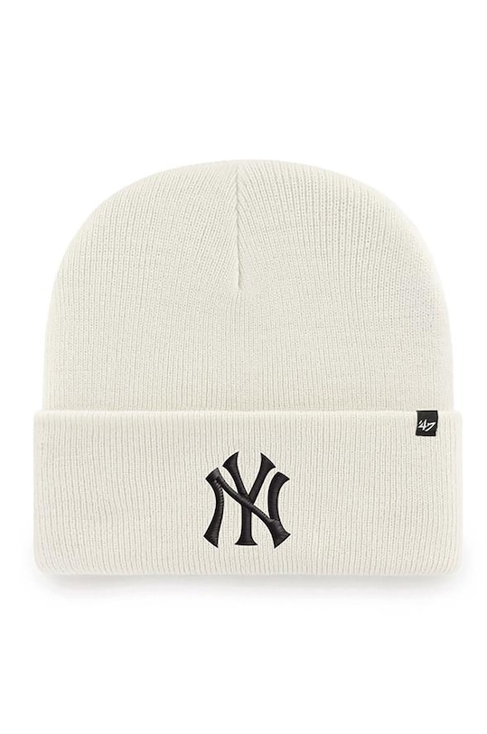 Шапка 47 brand MLB New York Yankees дебел бежов B.HYMKR17ACE.NTD