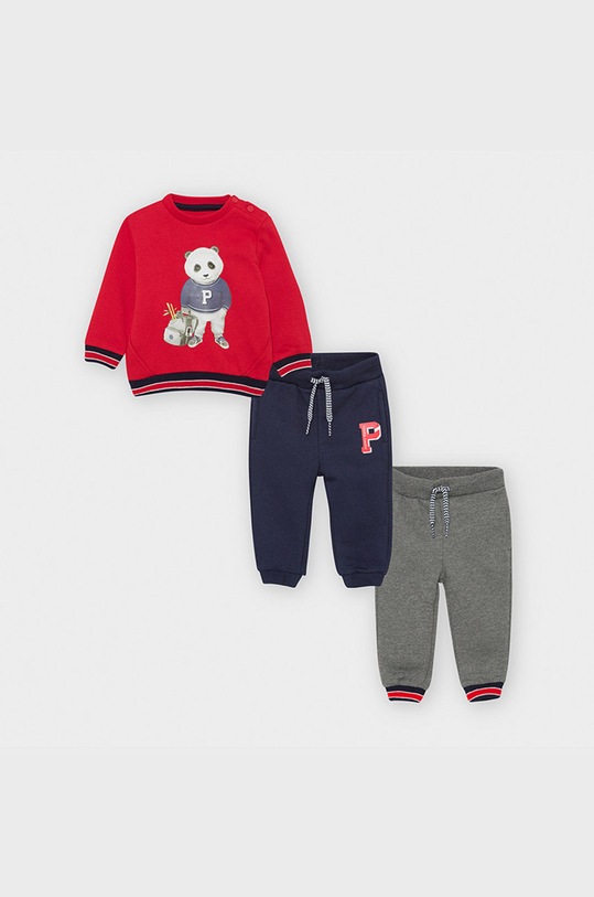 Mayoral - Detská tepláková súprava 68-98 cm s elastanom červená 2884.3E.BABY