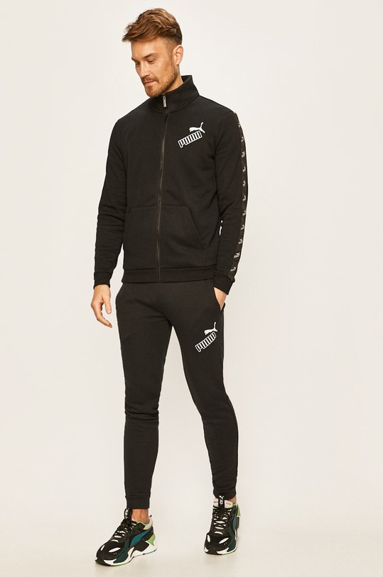 Puma - Tepláková souprava 583597 nášivka černá 583597