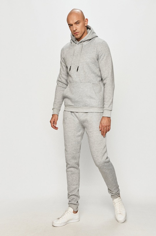 Brave Soul - Tepláková súprava pletenina sivá MJS.516STARKCLIG