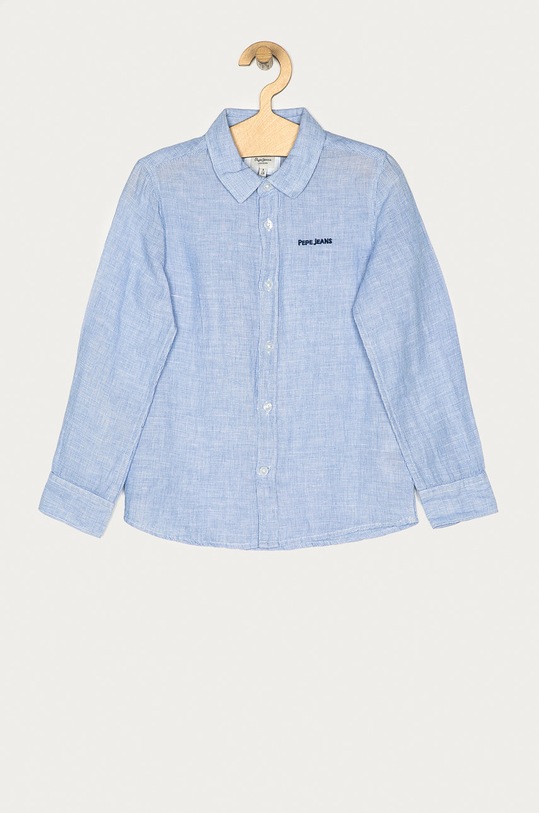Pepe Jeans - Camasa copii Theo 128-176 cm lung albastru PB301950.551