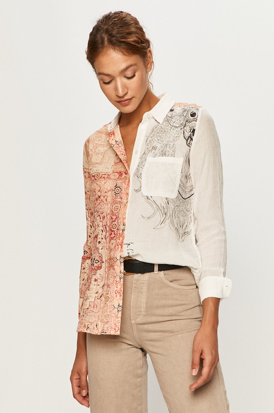 Desigual - Риза стандартна бял 20WWCW53