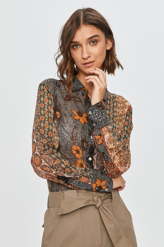 Desigual - Camasa lung multicolor 20WWCW10