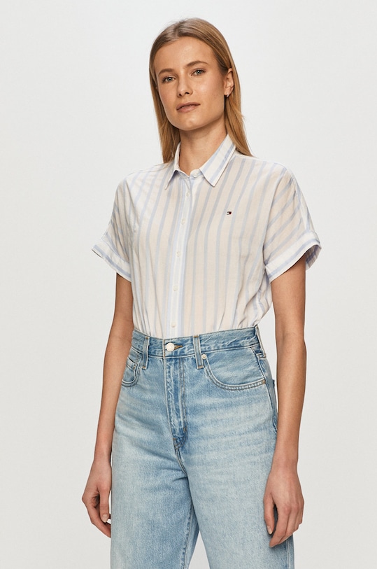 Tommy Hilfiger - Košile regular modrá WW0WW28141