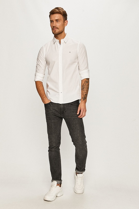 Îmbrăcăminte Calvin Klein - Camasa K10K105984 alb