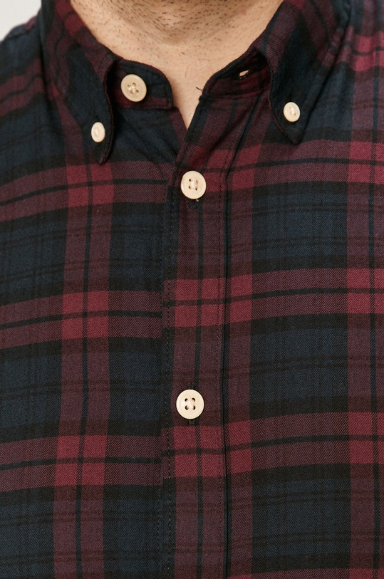 Selected Homme - Koszula bawełniana 16076544 bordowy AW20