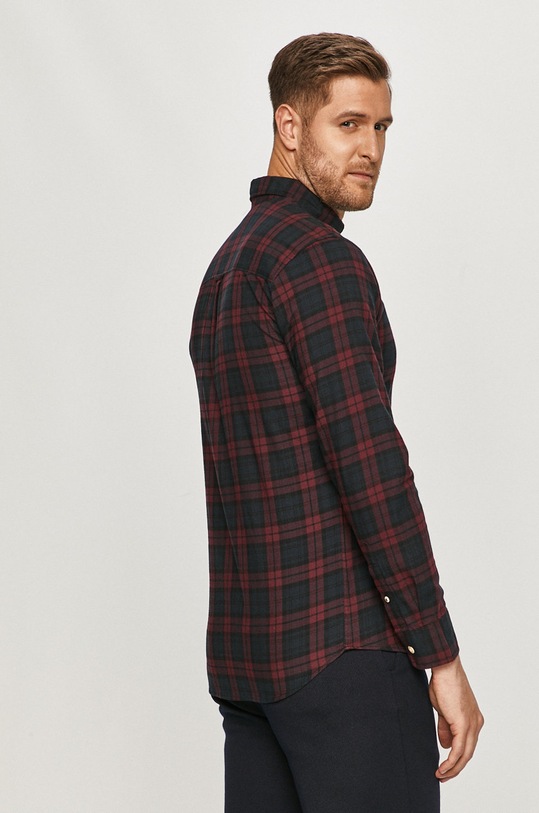 Selected Homme - Koszula bawełniana bordowy 16076544