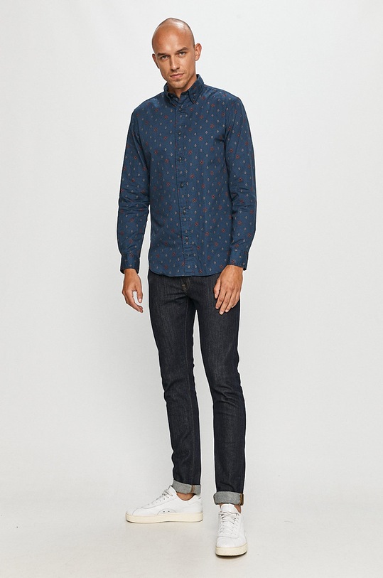 Îmbrăcăminte Selected Homme - Camasa din bumbac 16075026 albastru