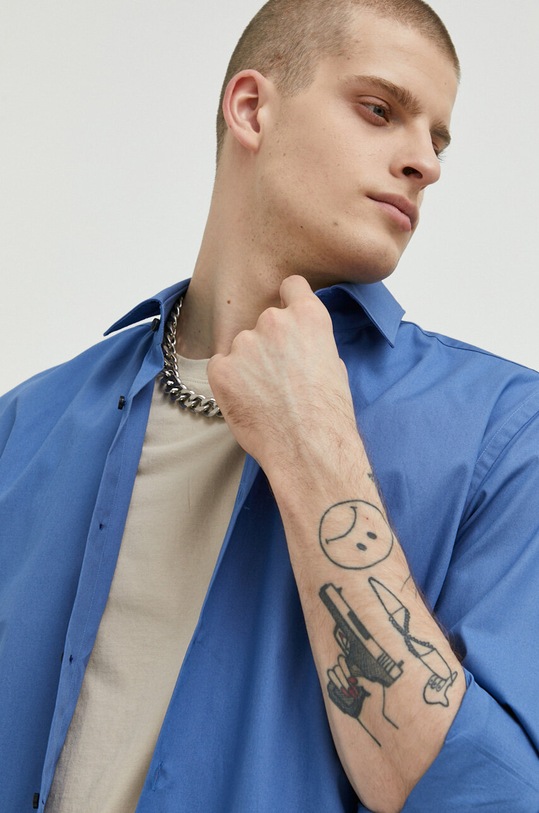 HUGO koszula fioletowy 50289499