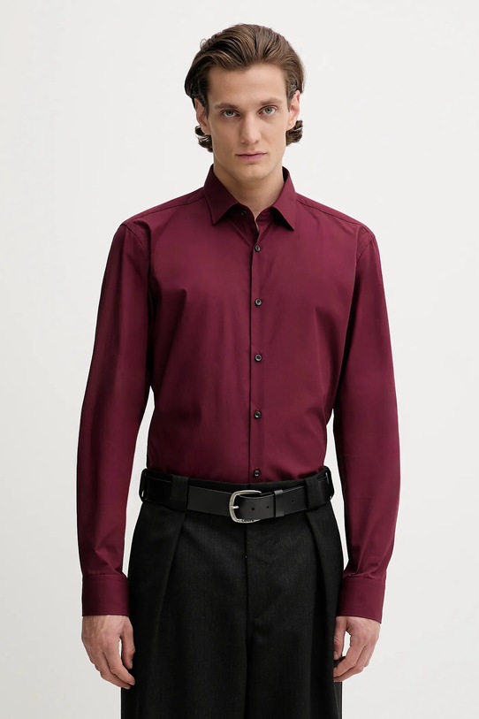 Рубашка HUGO casual бордо 50289499