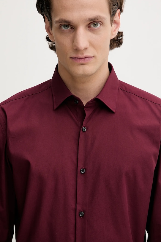 HUGO camasa burgundia 50289499