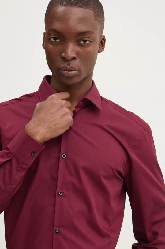 HUGO koszula Kenno bordowy 50289499