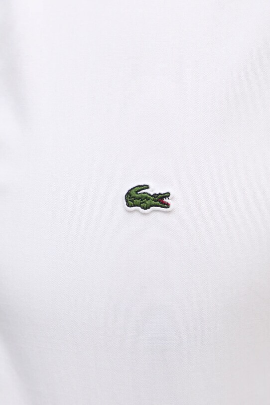 Lacoste koszula bawełniana CH2933 biały