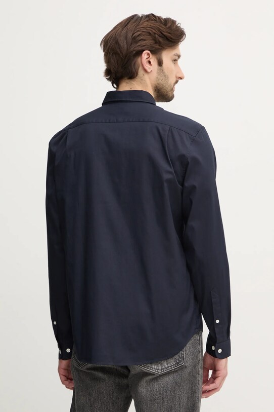Lacoste camasa din bumbac bleumarin CH2933
