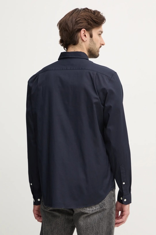 Lacoste koszula bawełniana granatowy CH2933