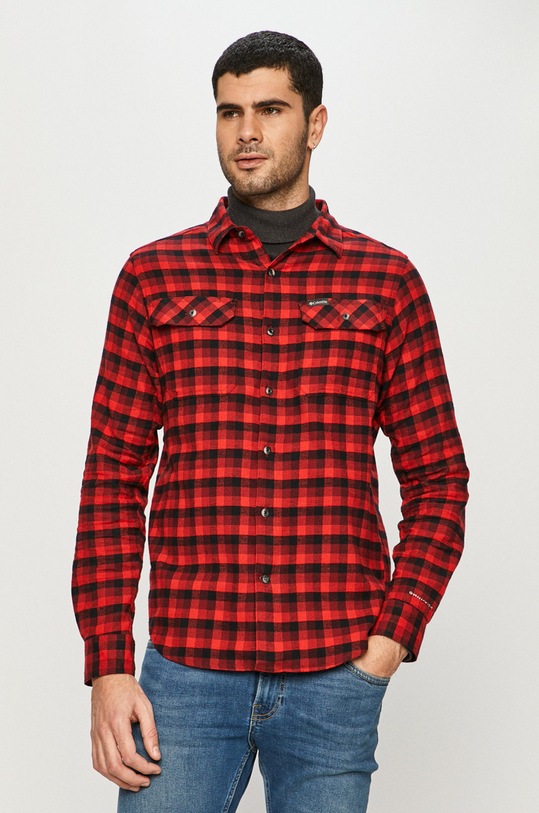 Columbia Koszula wzorzyste czerwony 1861582