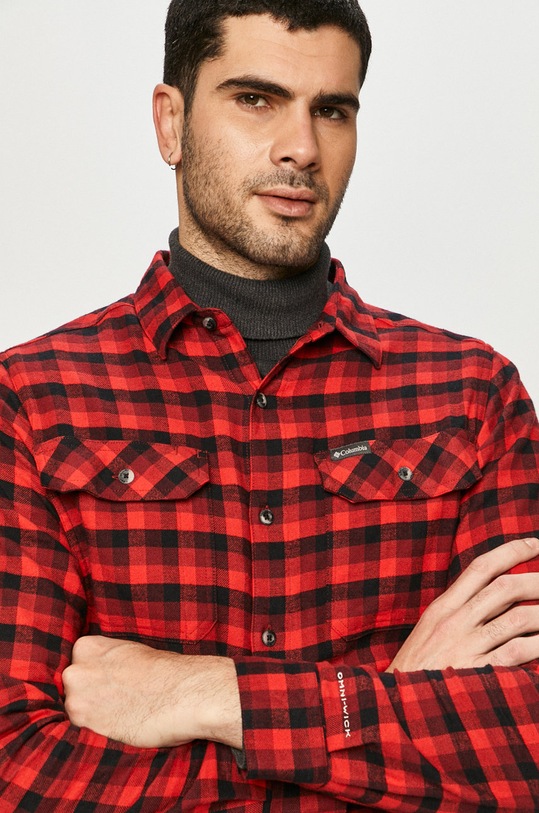 Columbia Koszula 1861582 czerwony