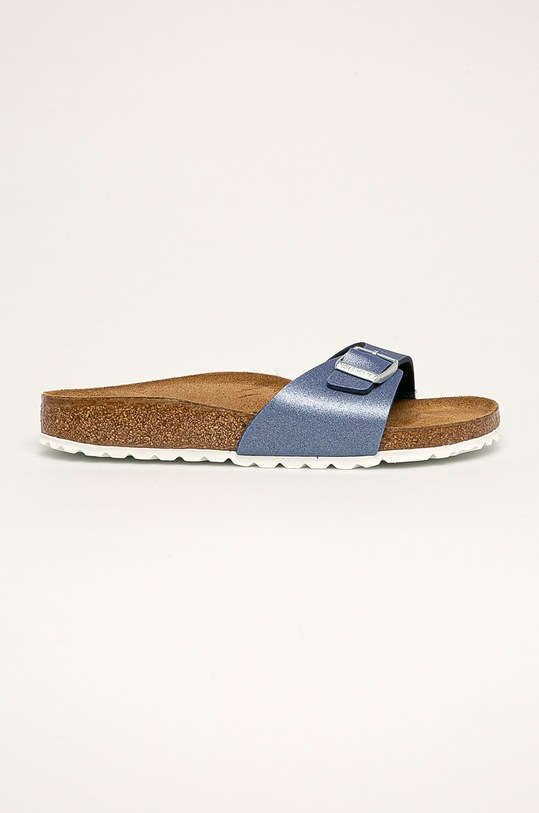 Birkenstock - Papucs cipő Madrid szintetikus bőr kék 1016853