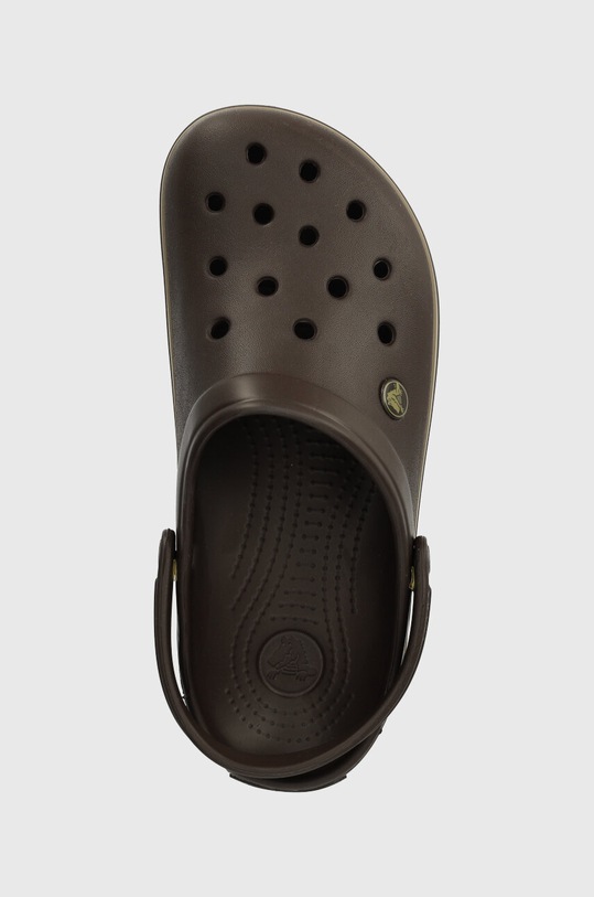 Pantofle Crocs Crocband hnědá CROCSCROCBAND11016