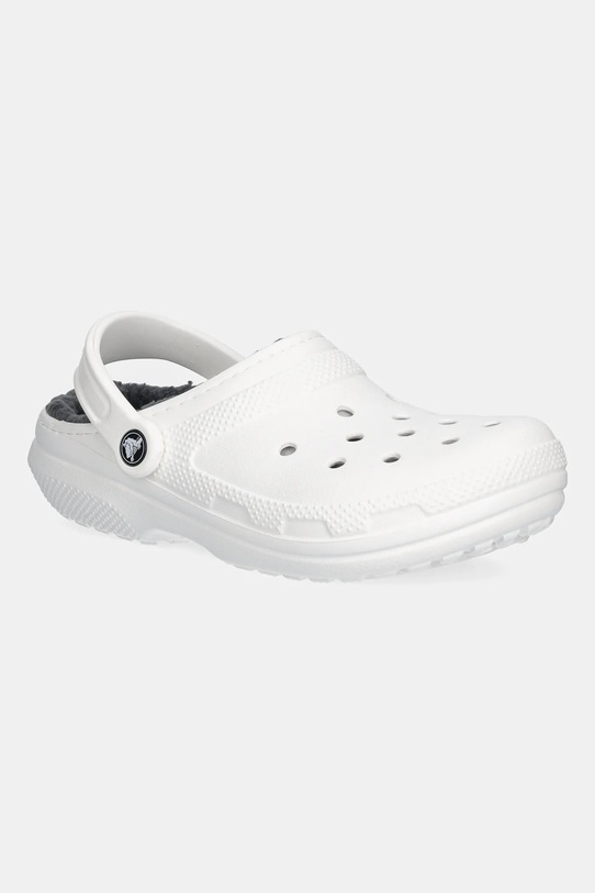 Crocs ciabatte slide Classic Lined Clog flat bianco CLASICLCLOG203591.36.43