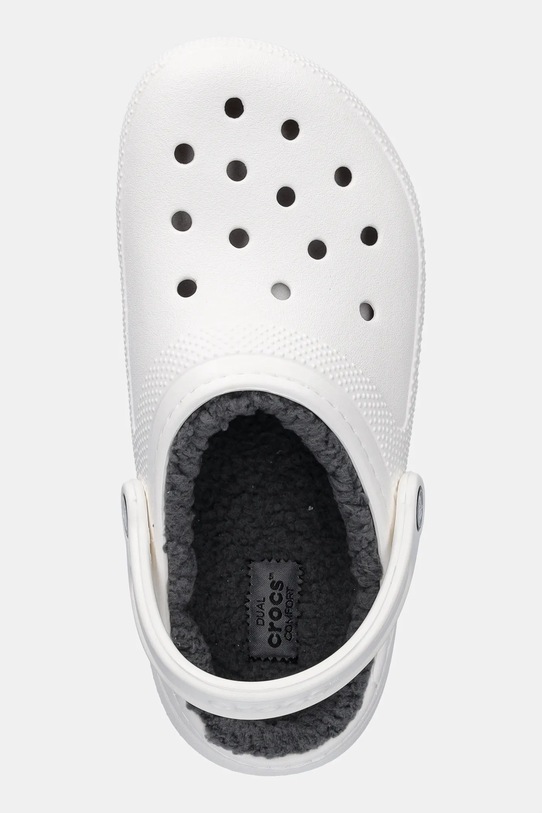 Crocs ciabatte slide Classic Lined Clog bianco CLASICLCLOG203591.36.43