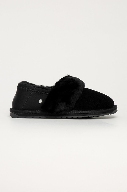 Emu Australia - Semišové papuče Fortescue černá W12312.Fortescue.Blk