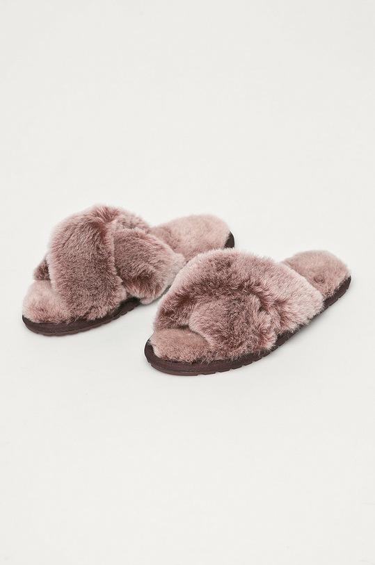 Emu Australia - Klapki skórzane Mayberry Frost W12013.Mayberry.Brt.Rt fioletowy AW21