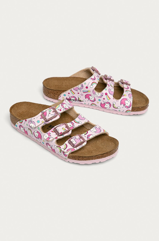 Birkenstock - Klapki dziecięce Florida Kids 1017716 różowy AW20
