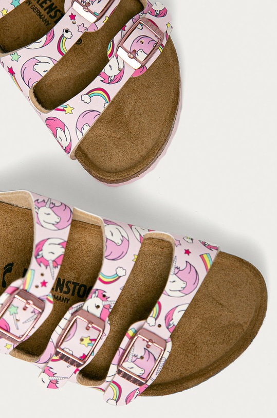 Dziewczynka Birkenstock - Klapki dziecięce Florida Kids 1017716 różowy