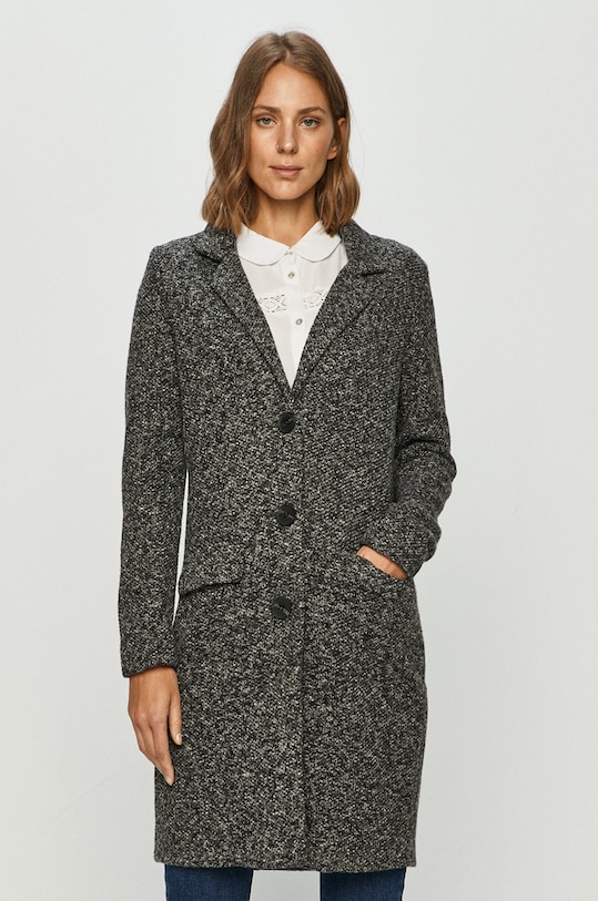 Jacqueline de Yong - Płaszcz nieocieplane szary 15138604.