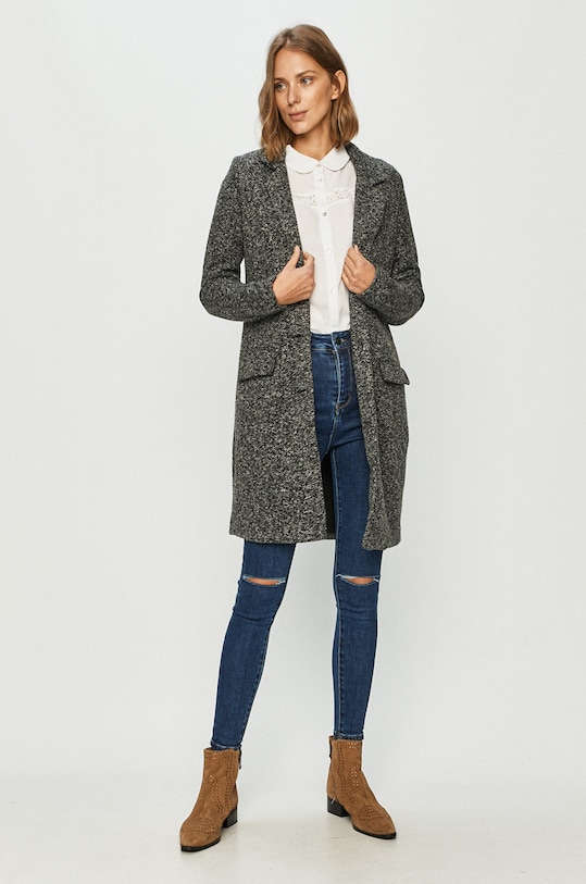 Jacqueline de Yong - Płaszcz 15138604. szary AA00