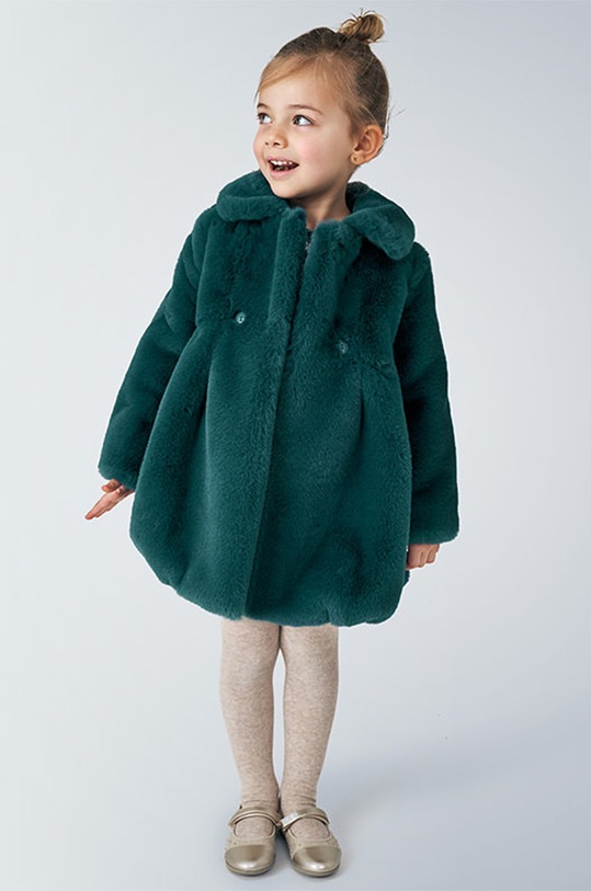 Mayoral - Płaszcz dziecięcy 92-134 cm pozostałe turkusowy 4410.6B.MINI