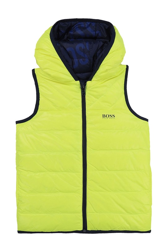 Boss - Vestă cu două fețe pentru copii 116-152 cm cu captuseala verde J26415.116.152
