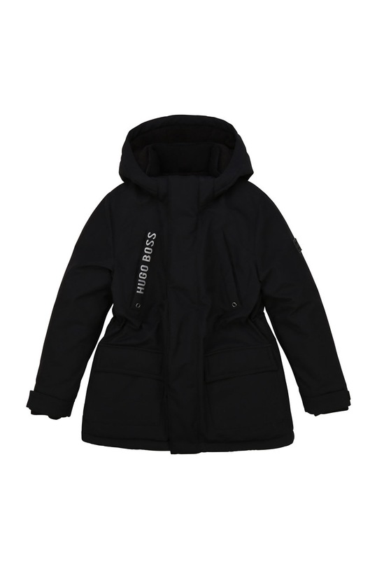 Boss - Detská bunda 128-152 cm parka čierna J26413.128.152