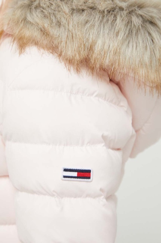 Páperová bunda Tommy Jeans DW0DW08588 ružová