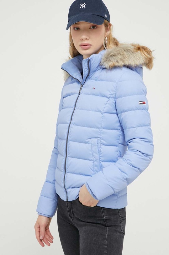 Tommy Jeans kurtka puchowa pozostałe niebieski DW0DW08588