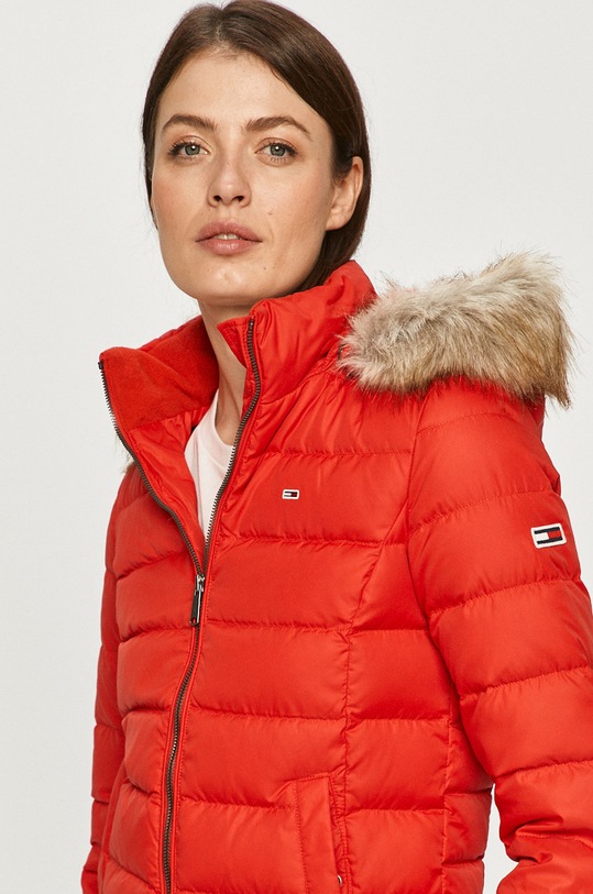 Tommy Jeans - Páperová bunda červená DW0DW08588