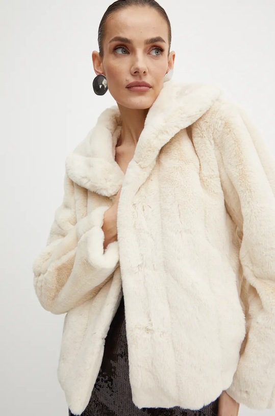 Guess Jeans μπουφάν χωρίς μόνωση μπεζ W0BL0N.WDCH0